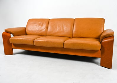 EKORNES NORWAY LEATHER 3-SEAT PEGASUS SOFA