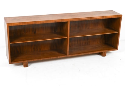 GERMAN MID-CENTURY WALNUT BOOKCASE, C. 1960'S