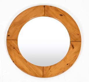 GLASMASTER MARKARYD SWEDISH MODERN PINE MIRROR