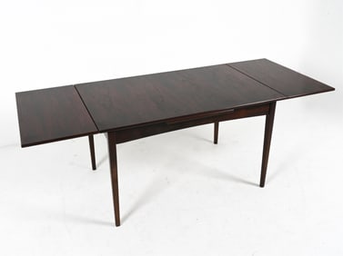 LUBKE GERMAN ROSEWOOD EXTENSION DINING TABLE