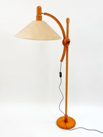 TEAK FLOOR LAMP BY DOMUS DENMARK, C.1960'S