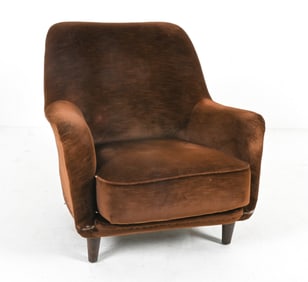 GERMAN MID-CENTURY LOUNGE CHAIR, C. 1950'S