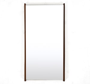 DANISH MID-CENTURY MINIMALIST TEAK MIRROR
