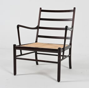 OLE WANSCHER PJ-149 COLONIAL CHAIR IN MAHOGANY