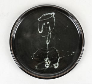 MODERNIST STUDIO CERAMIC CHARGER, C. 1970'S