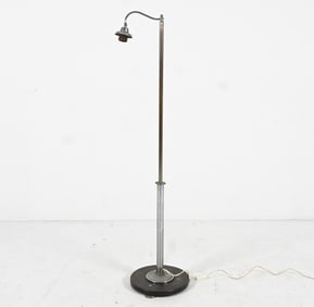 DUTCH ART DECO BRIDGE FLOOR LAMP, C. 1930'S