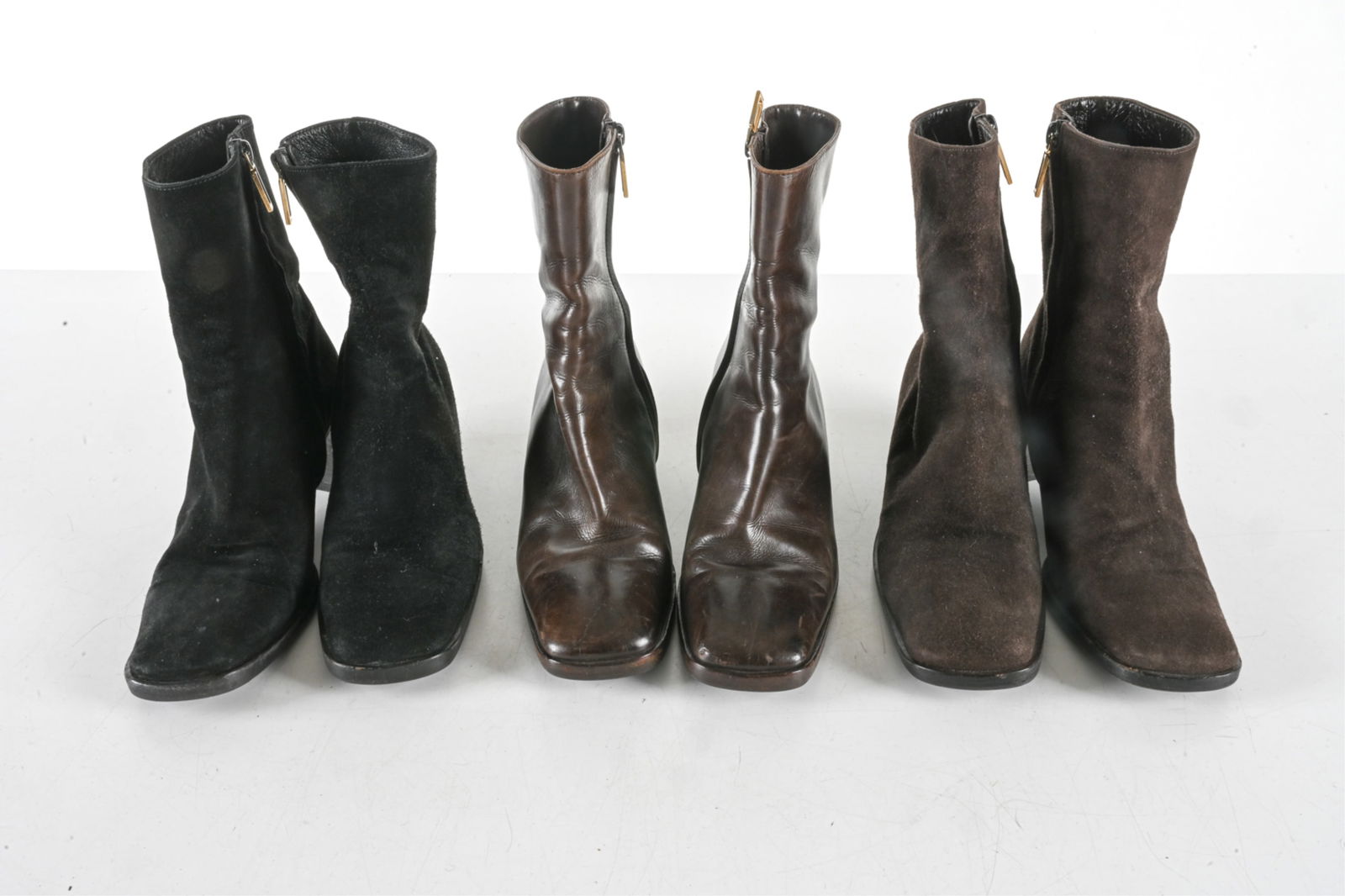 (3) PAIRS 1990'S GUCCI BY TOM FORD BOOTS, SIZE 7.5 (1 of 14)