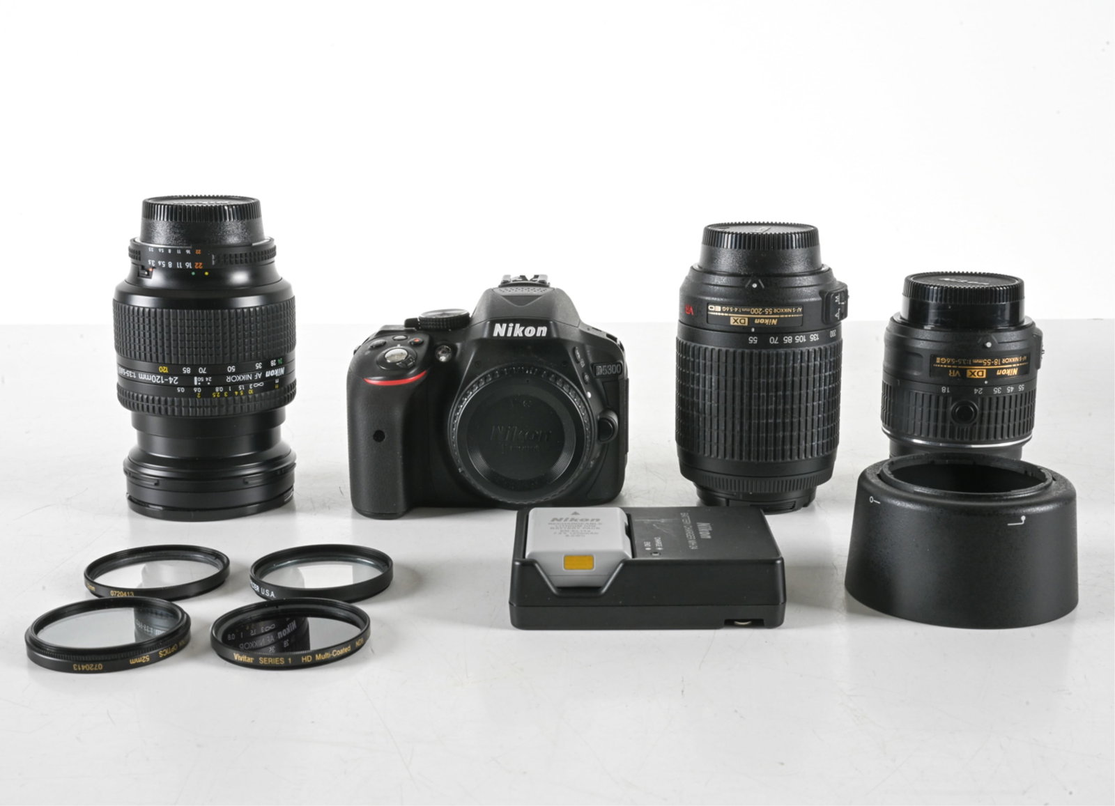 NIKON D5300 DIGITAL CAMERA WITH LENSES (1 of 18)