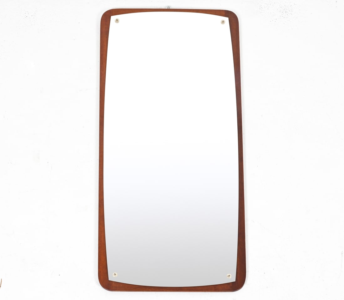 MID-CENTURY SCANDINAVIAN TEAK MIRROR (1 of 7)