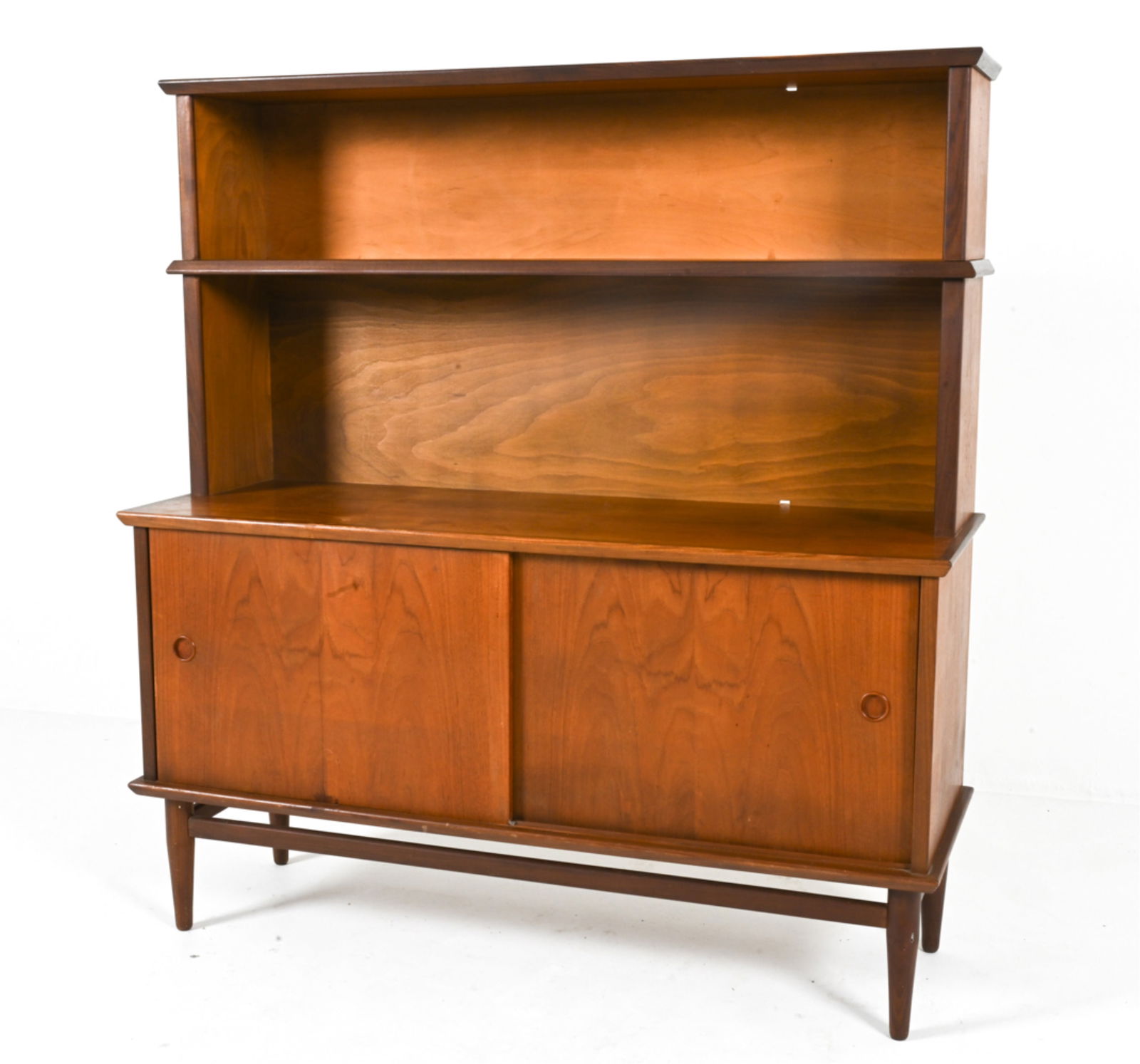 GERMAN MID-CENTURY BOOKCASE CABINET (1 of 12)