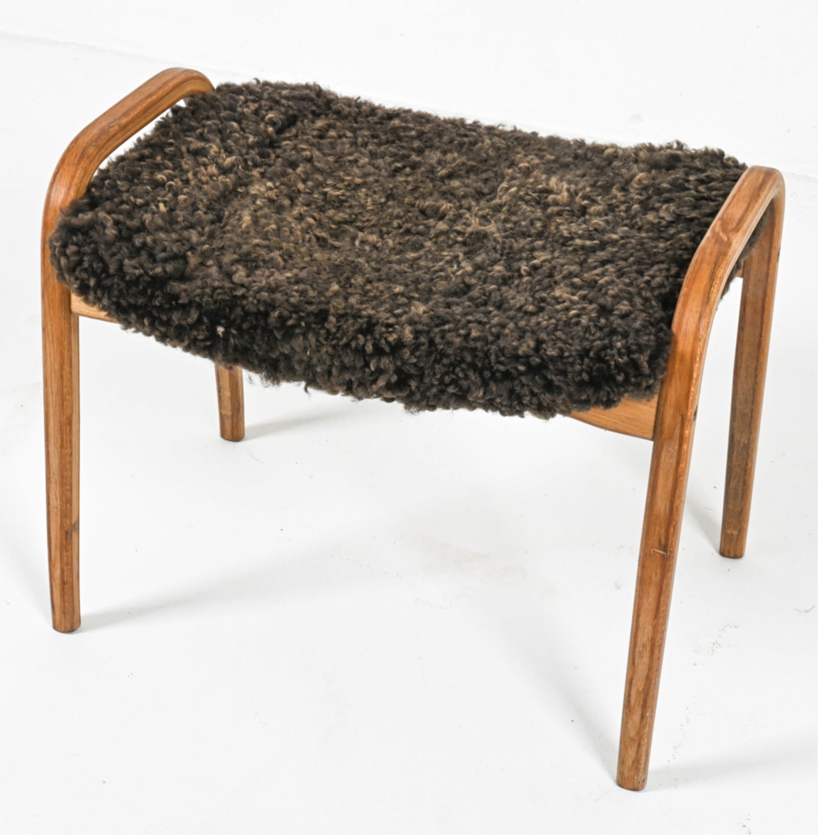 YNGVE EKSTROM SWEDESE 'LAMINO' FOOTSTOOL (1 of 9)