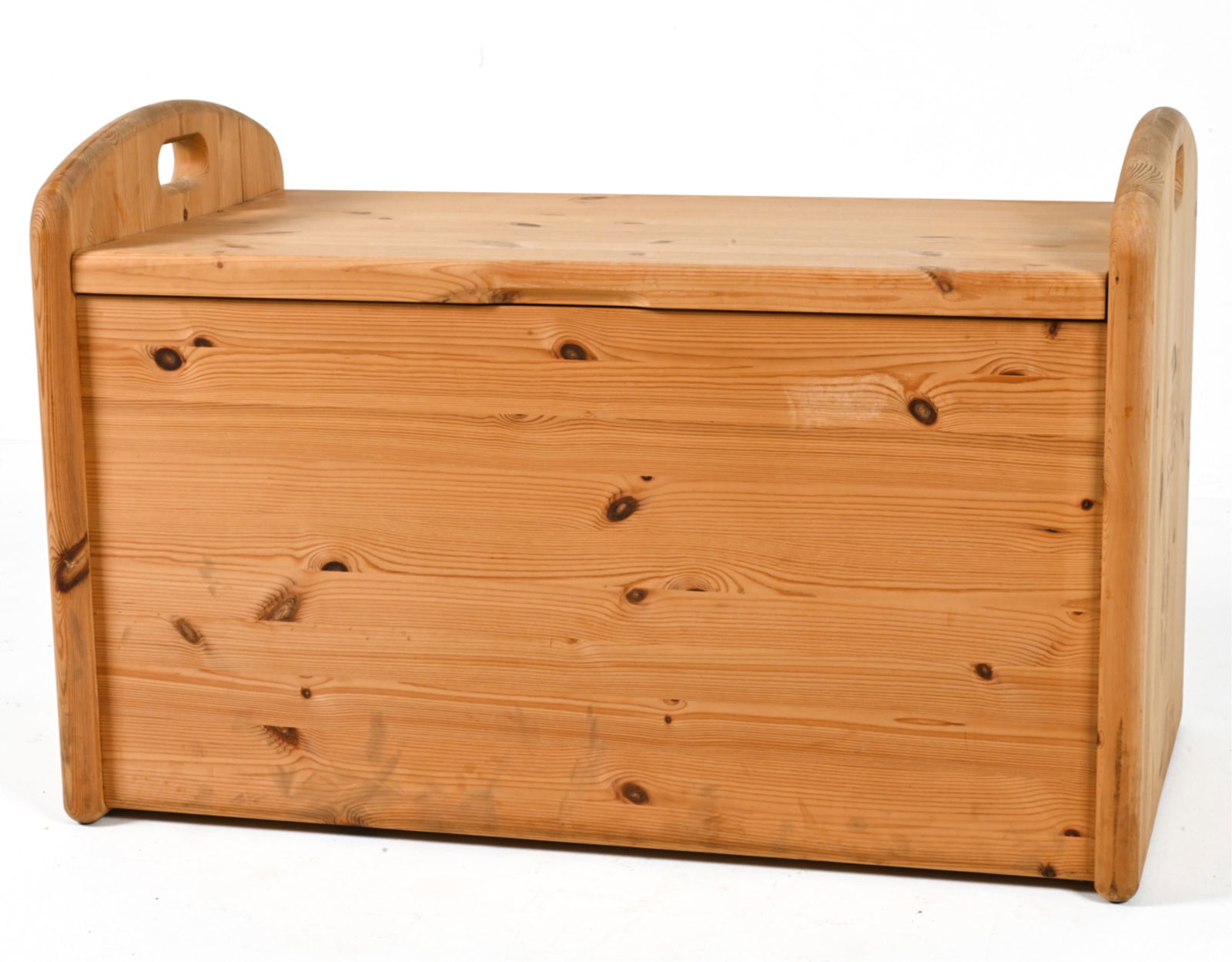 SWEDISH MODERN PINE STORAGE BENCH, C. 1970'S (1 of 12)