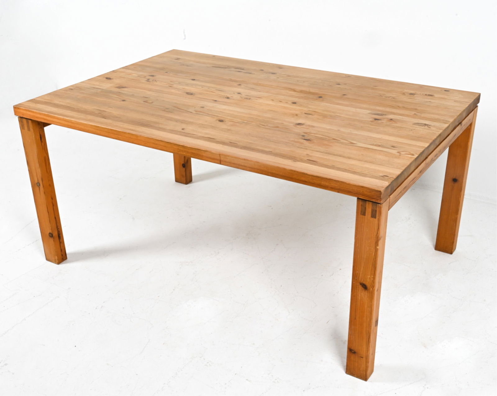 SCANDINAVIAN MODERN PINE DINING TABLE (1 of 10)