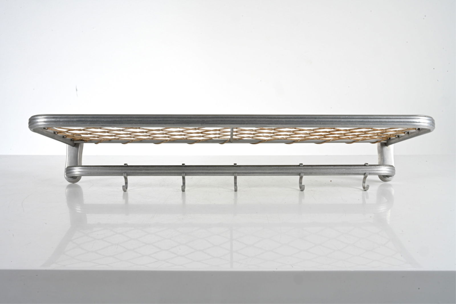 INDUSTRIAL MID-CENTURY FLOATING ENTRYWAY SHELF (1 of 9)