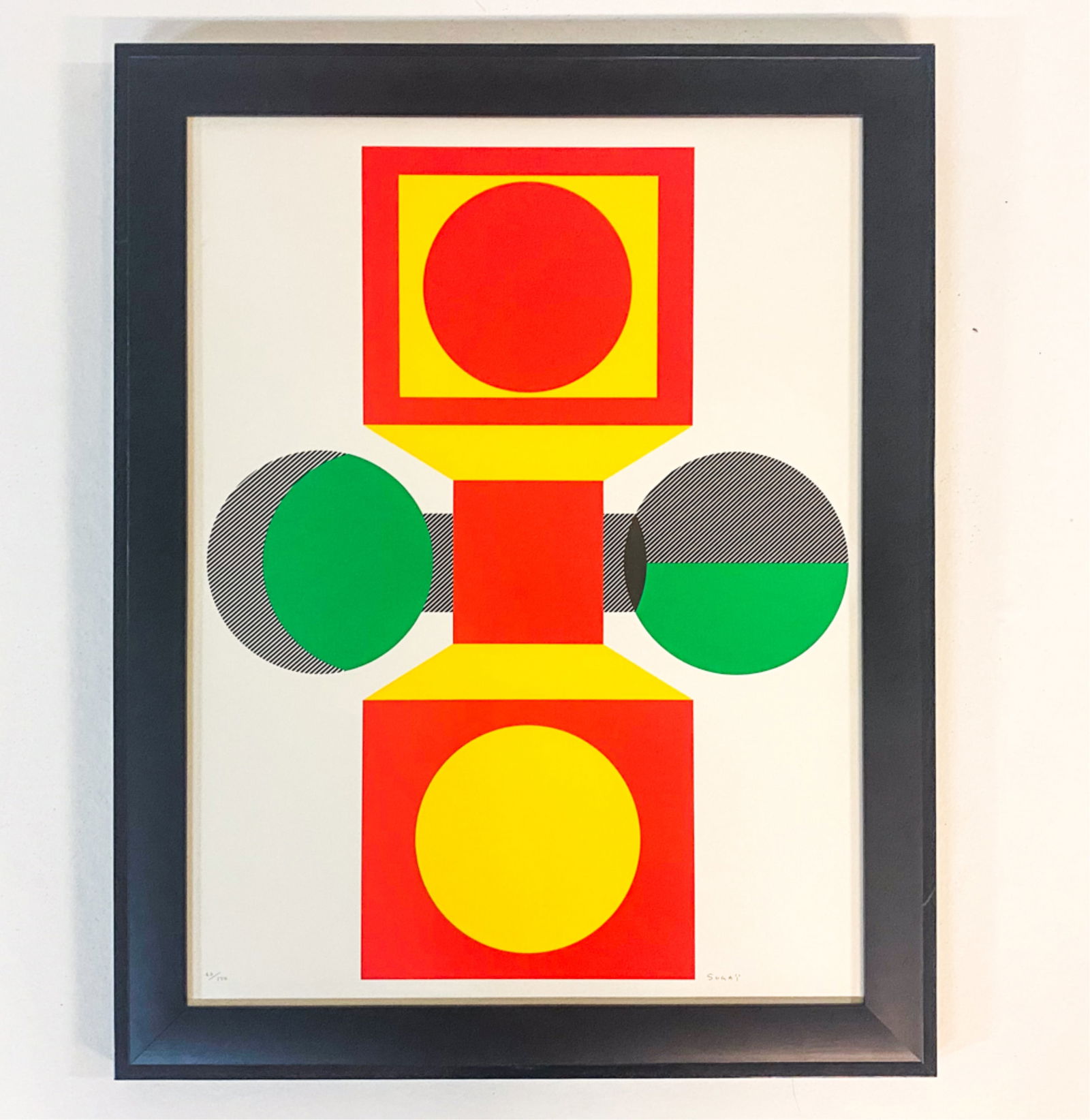 KUMI SUGAI, JAPANESE (1919-1996) SIGNED SILKSCREEN (1 of 7)