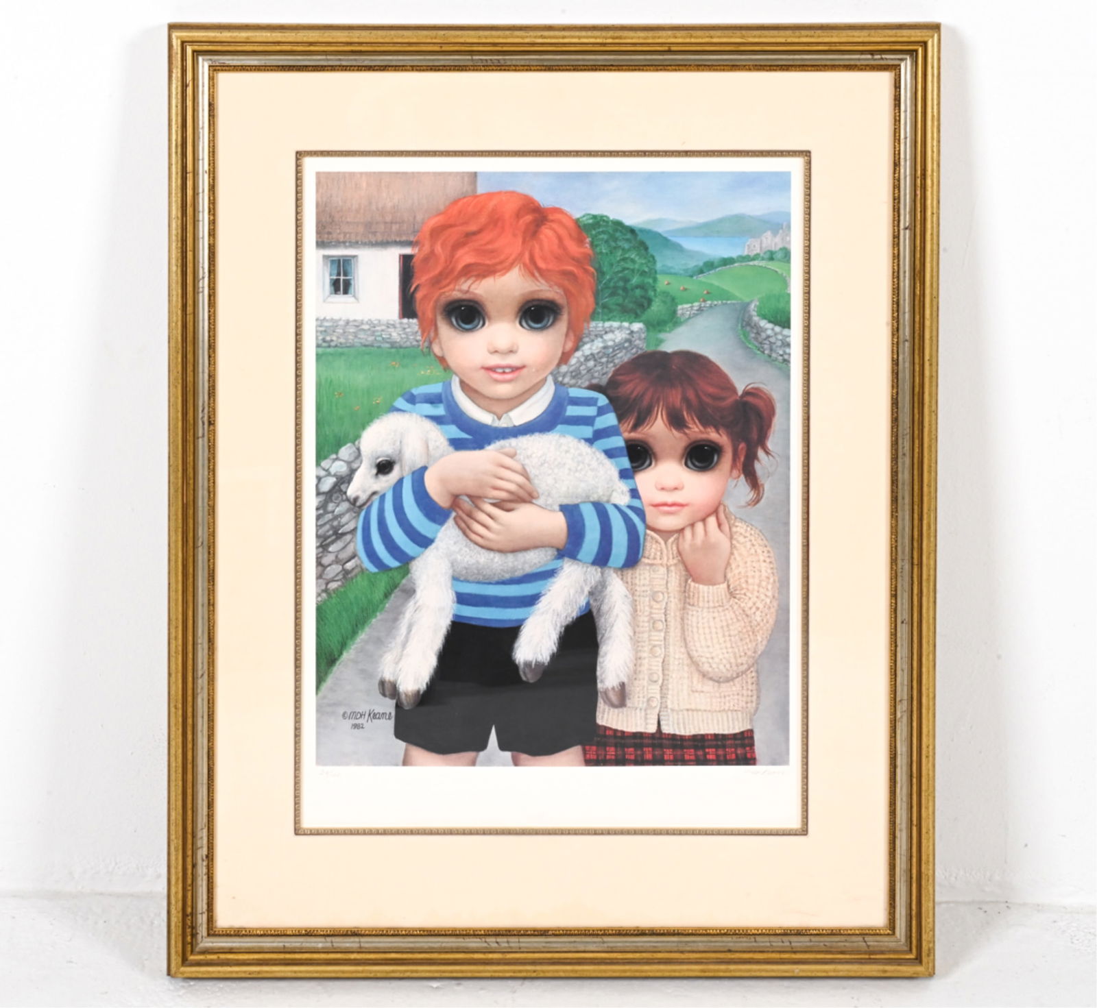 MARGARET KEANE (1927-2022) SIGNED LITHOGRAPH (1 of 11)