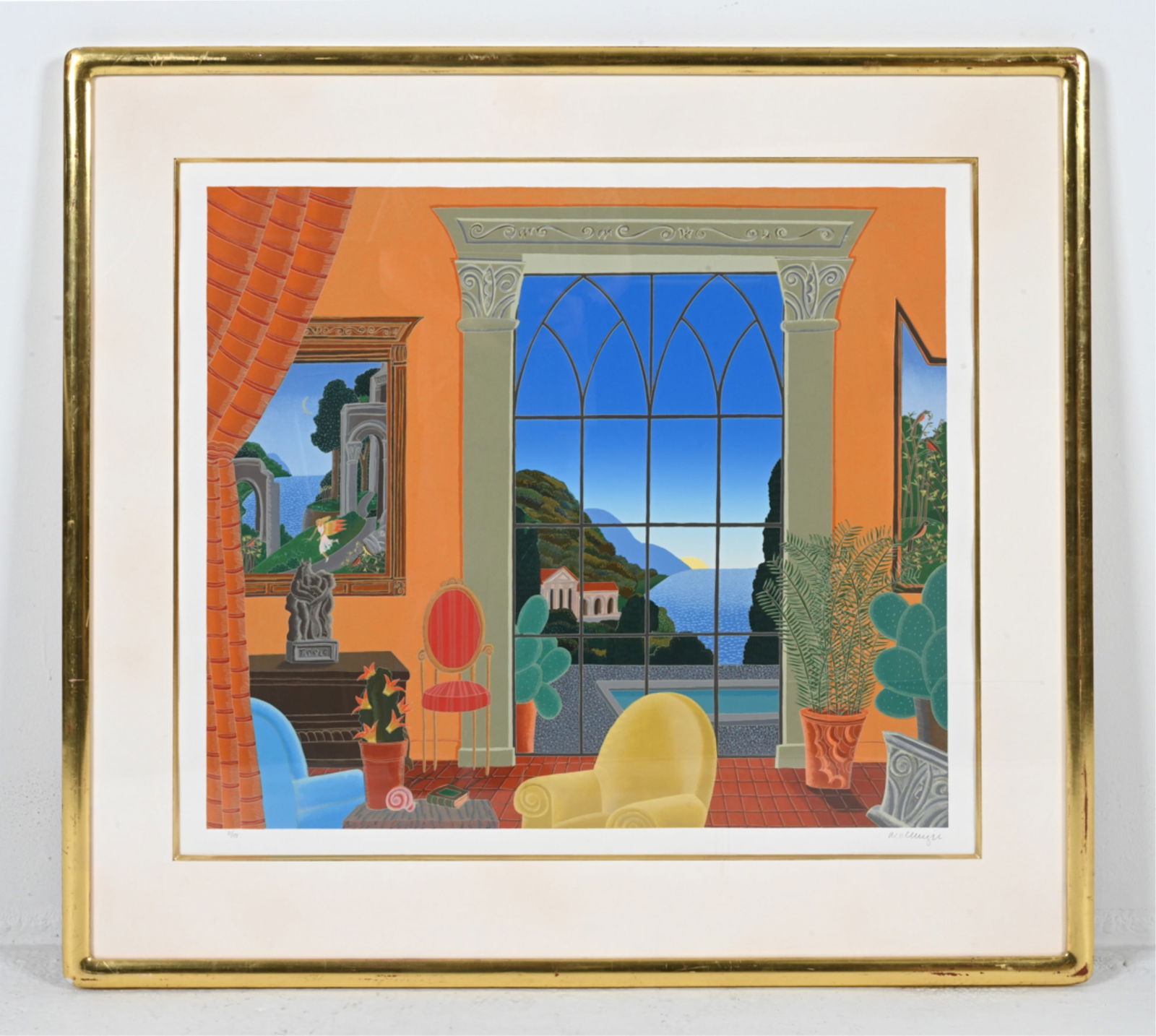 THOMAS MCKNIGHT (B. 1941) SIGNED SERIGRAPH (1 of 10)