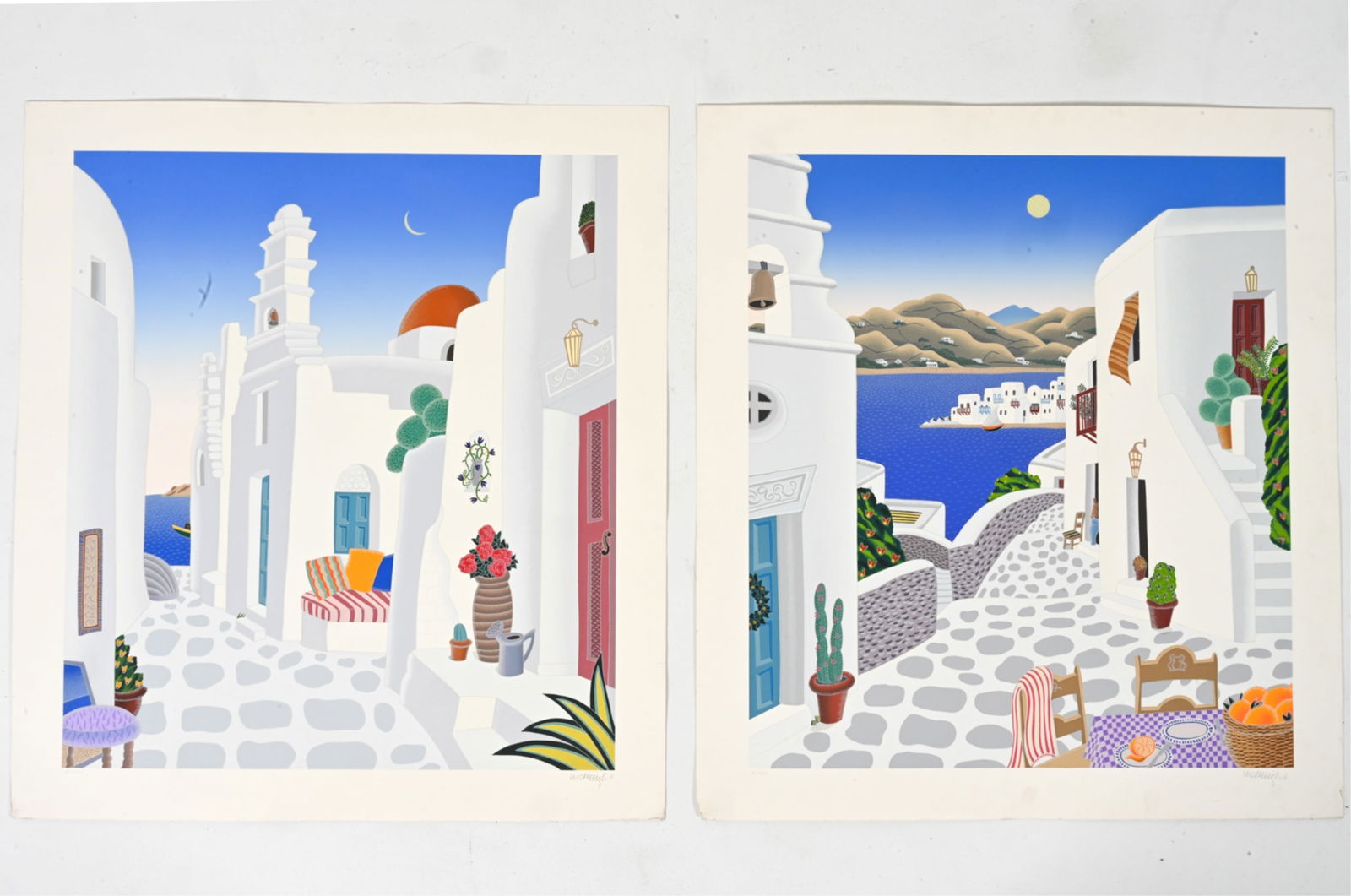 (2) THOMAS MCKNIGHT (B.1941) SIGNED SERIGRAPHS (1 of 18)