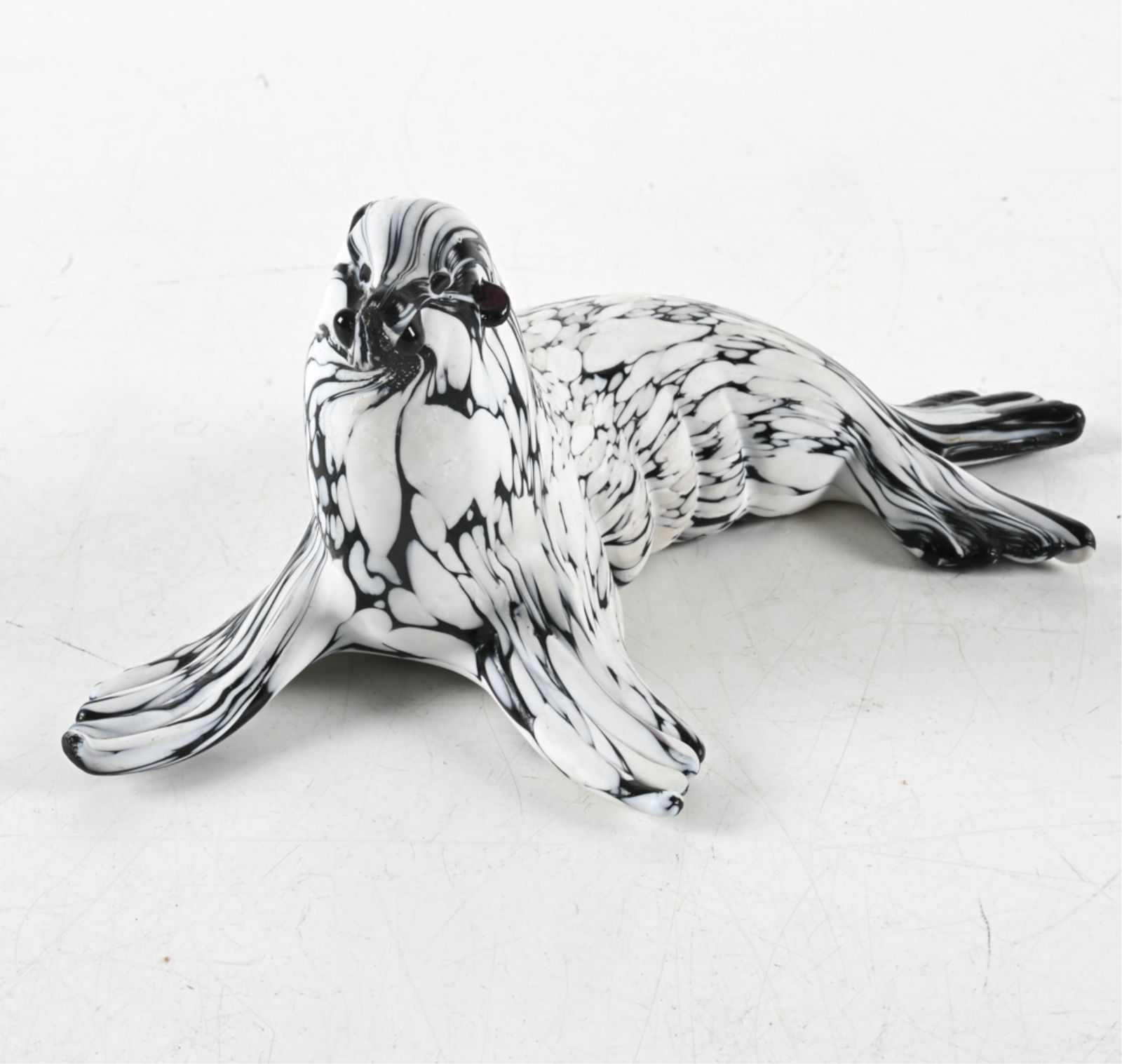 ARCHIMEDE SEGUSO MURANO GLASS SEAL SCULPTURE (1 of 12)