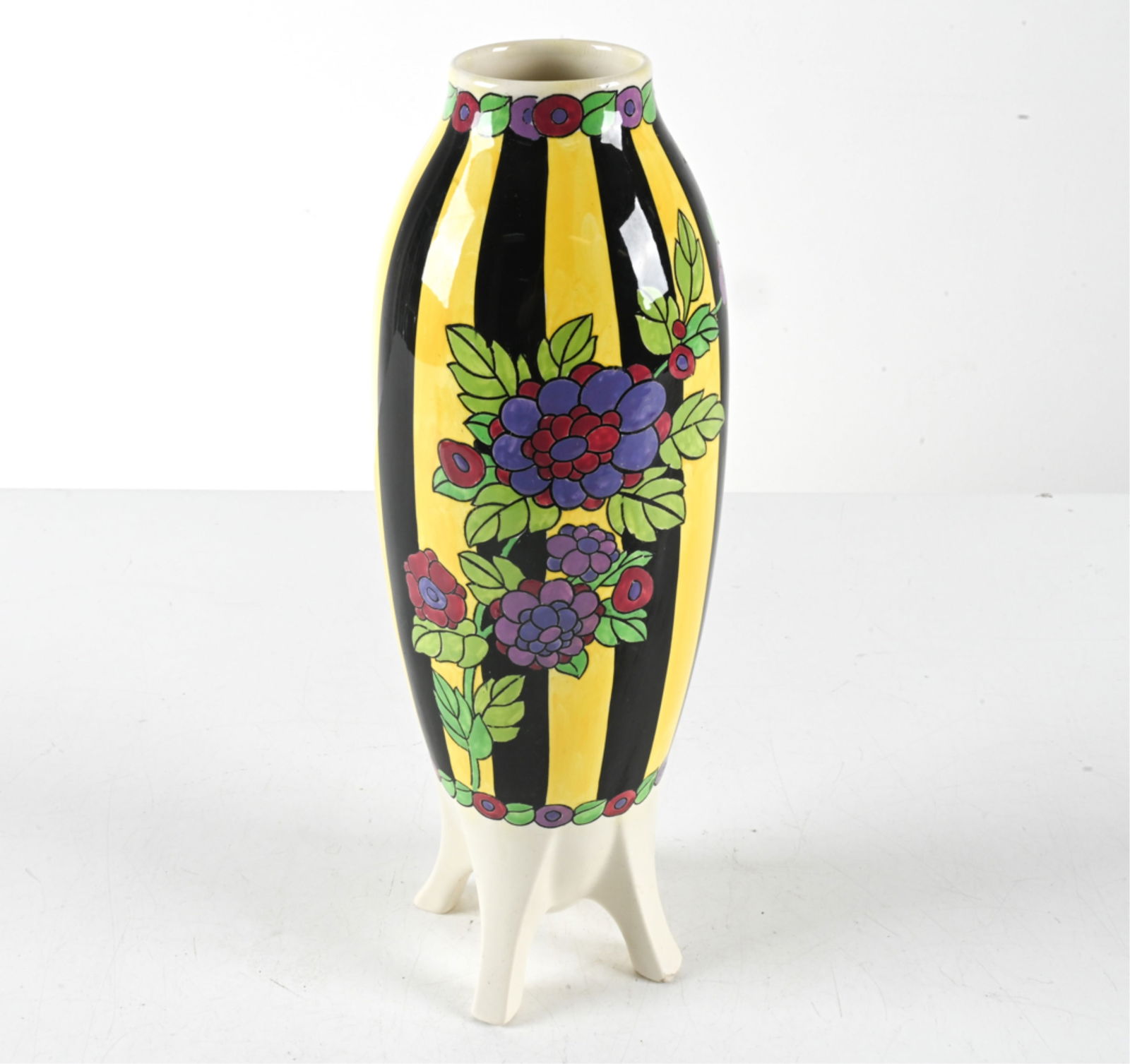 CHARLES CATTEAU BOCH FRERES ART DECO VASE (1 of 12)