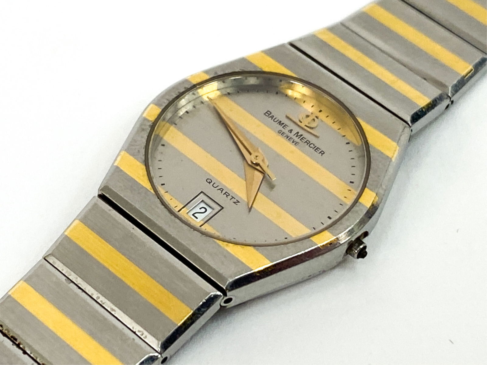 BAUME & MERCIER 'AVANT GARDE' TWO-TONE WATCH (1 of 8)