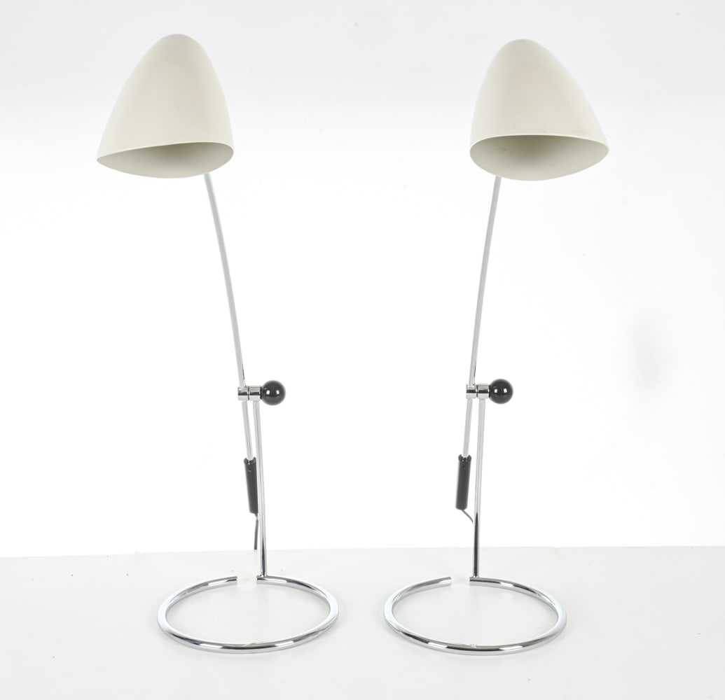 PAIR 'BULLET' TABLE LAMPS BY DAVID WEEKS (1 of 9)