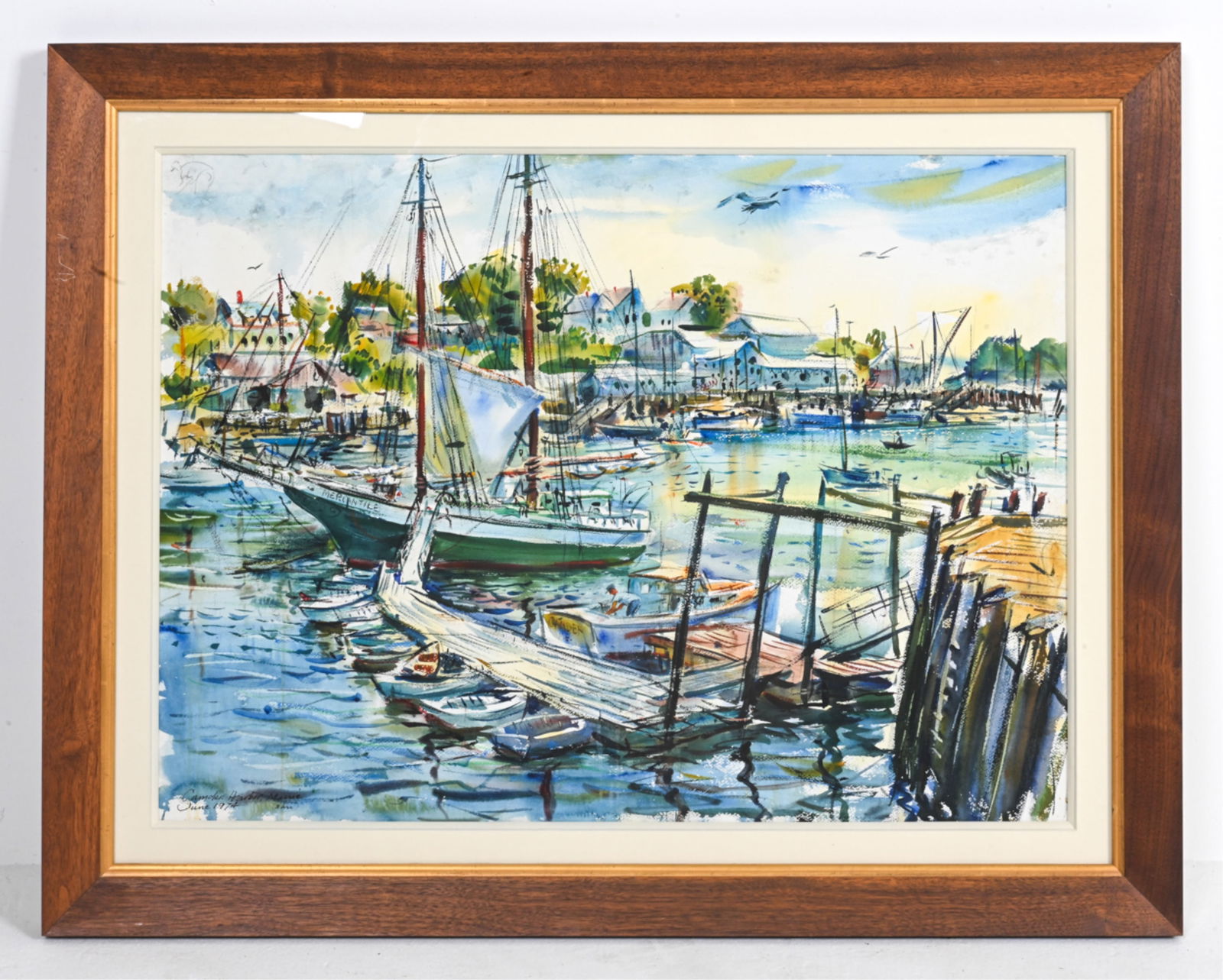 CHARLES DEMETROPOULOS (1912-1976) WATERCOLOR (1 of 11)