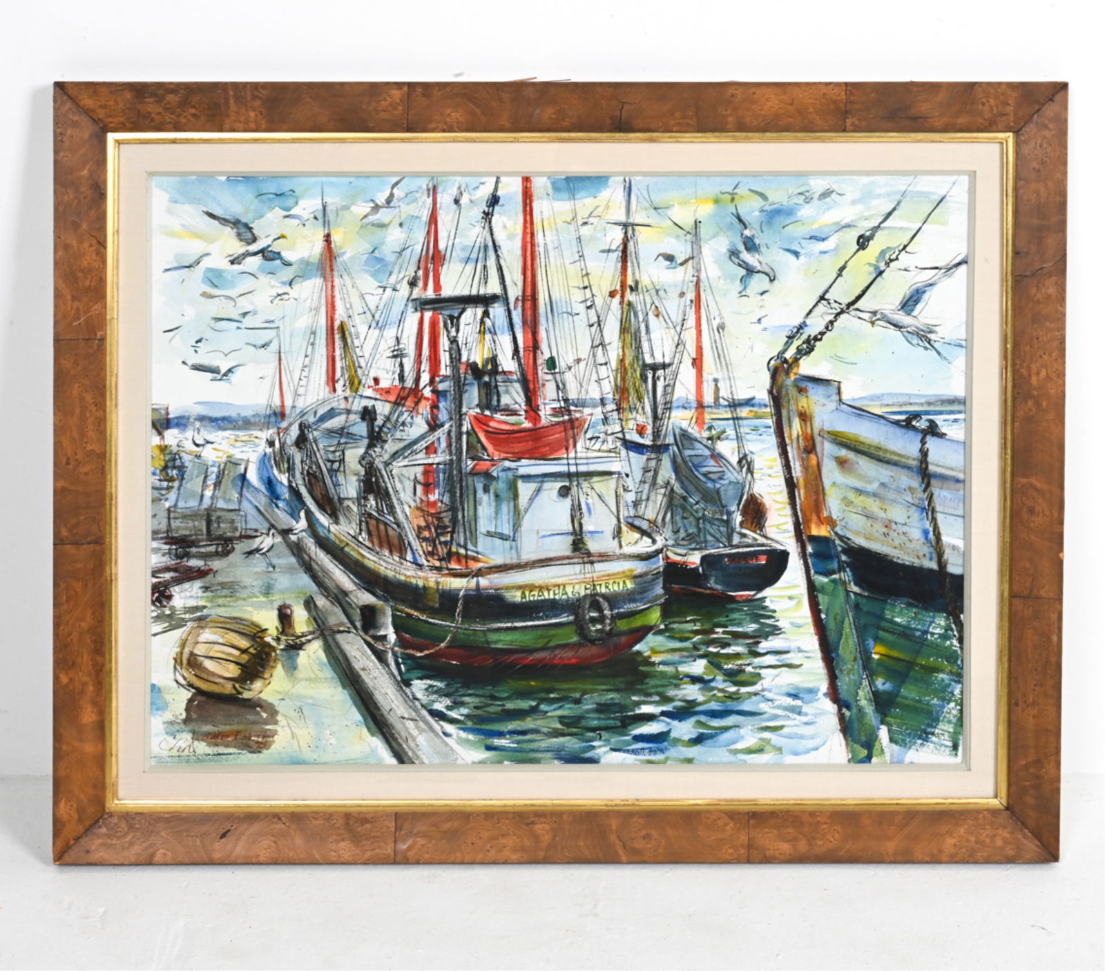 CHARLES DEMETROPOULOS (1912-1976) WATERCOLOR (1 of 11)