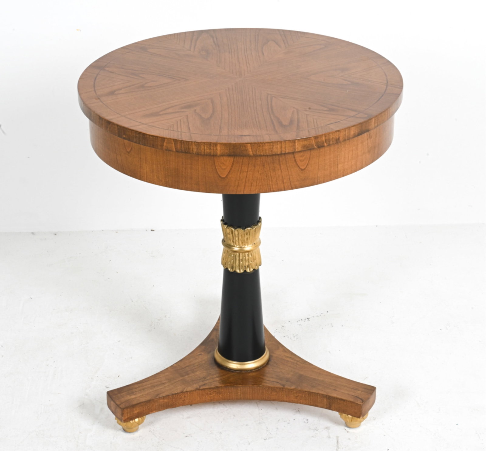 WILLIAM SWITZER EMPIRE STYLE PEDESTAL SIDE TABLE (1 of 13)