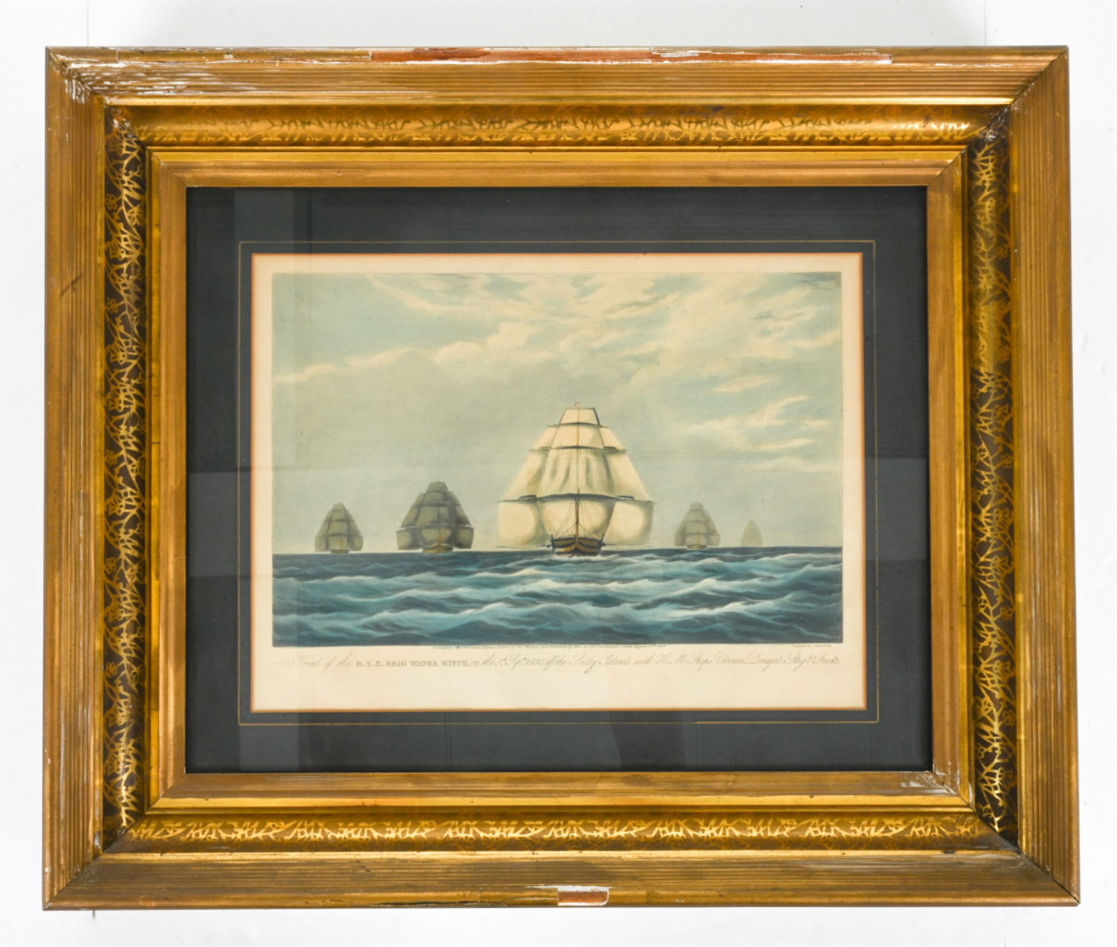 ANTIQUE NAUTICAL PRINT (1 of 9)