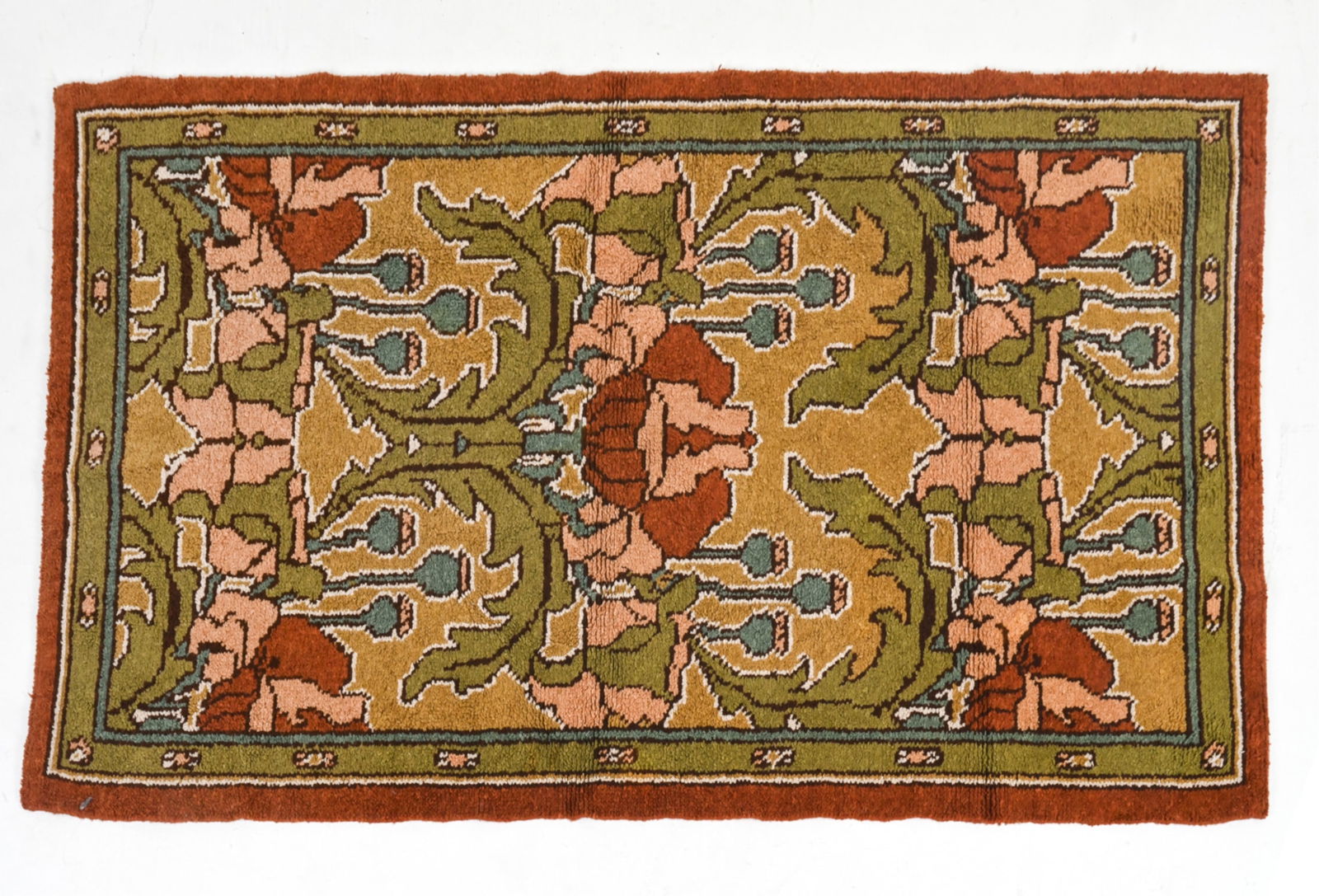 ARTS & CRAFTS STYLE WOOL RUG (1 of 10)