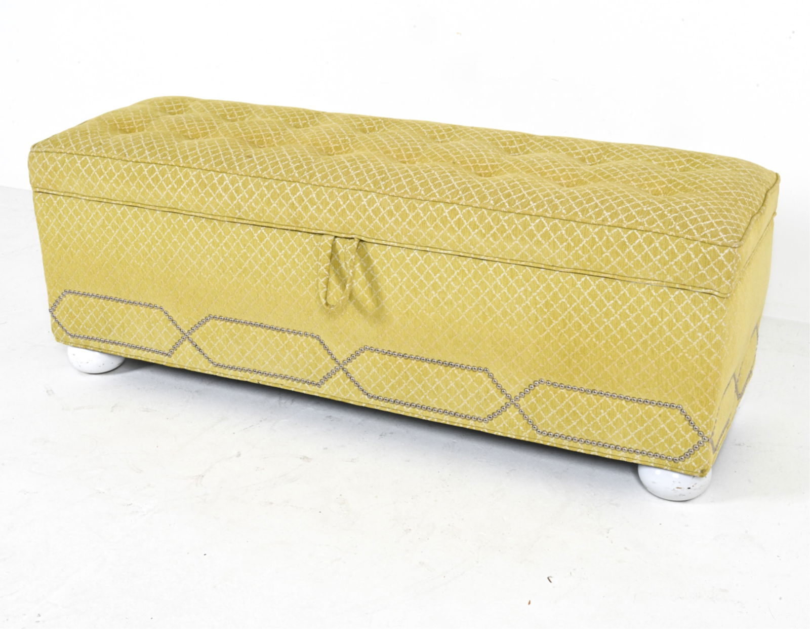 UPHOLSTERED STORAGE BENCH WITH PILLOW (1 of 14)