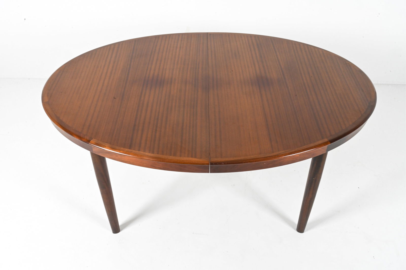 DANISH MAHOGANY EXTENSION DINING TABLE BY BRAMIN (1 of 17)