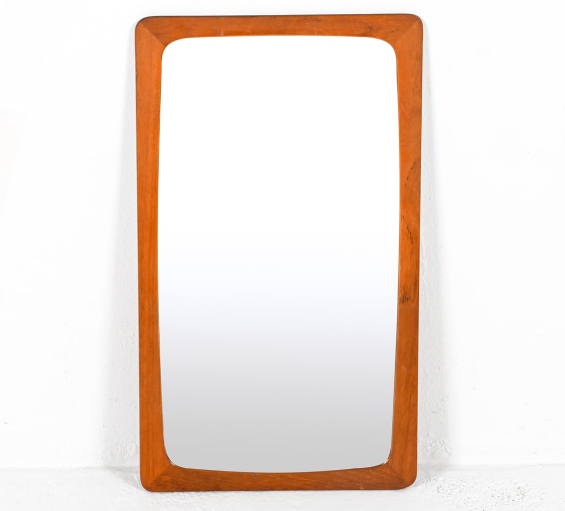 DANISH MID-CENTURY TEAK MIRROR (1 of 9)