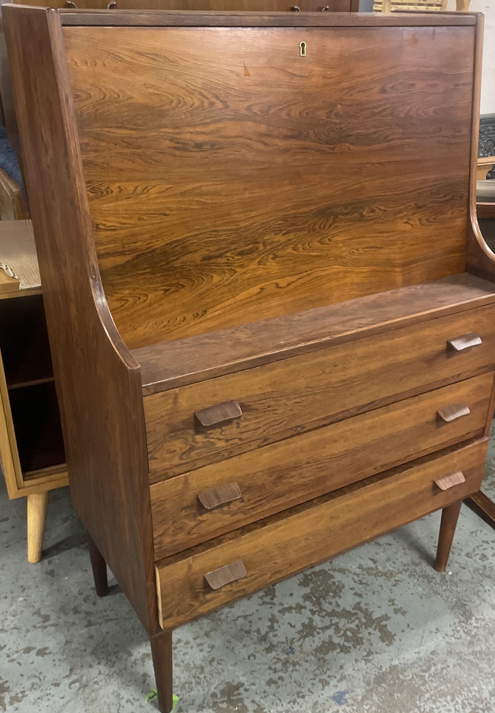 MANNER OF POUL VOLTHER ROSEWOOD SECRETARY CHEST (1 of 20)