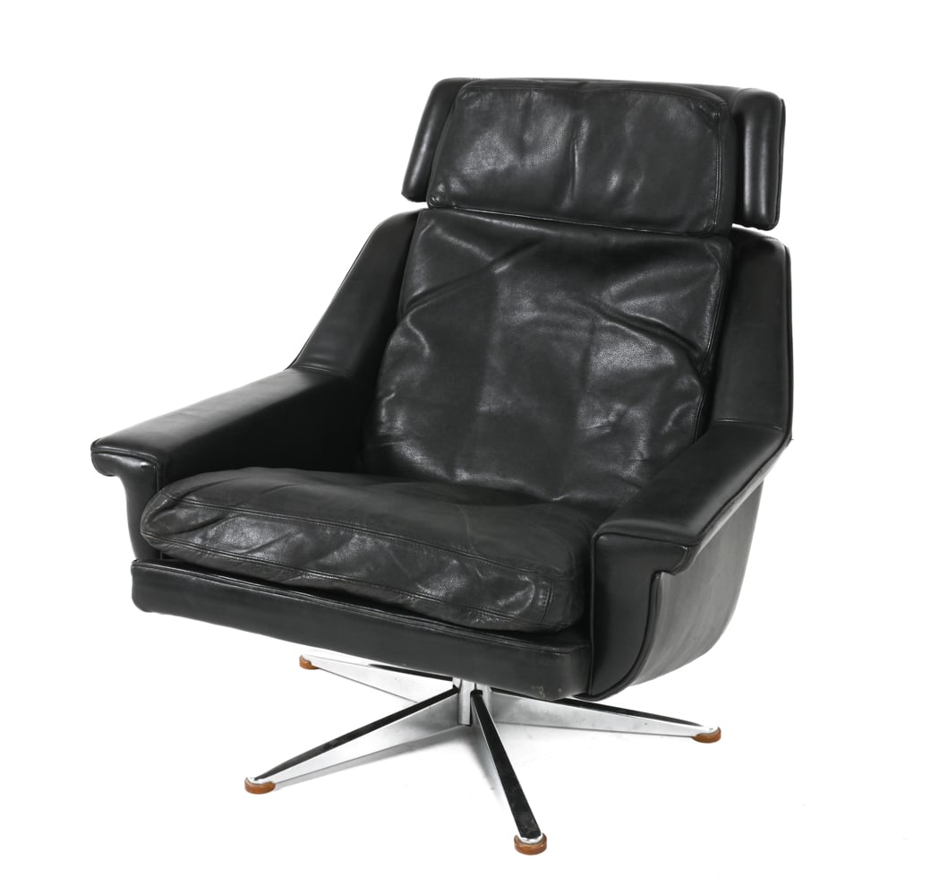 WERNER LANGENFELD FOR ESA 802 LEATHER LOUNGE CHAIR (1 of 18)