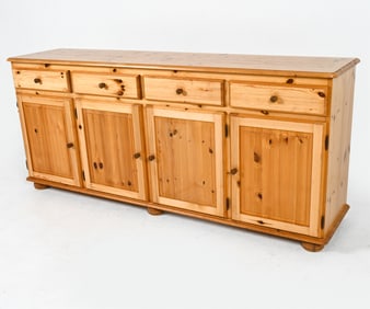 SCANDINAVIAN MODERN PINE SIDEBOARD OR BUFFET