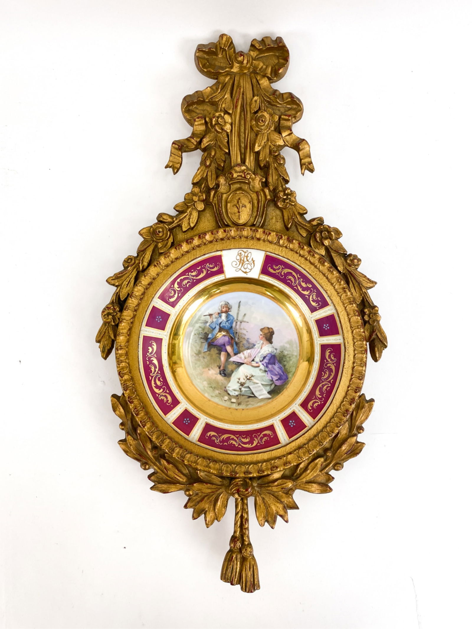 ROYAL VIENNA CABINET PLATE FRAMED (1 of 8)