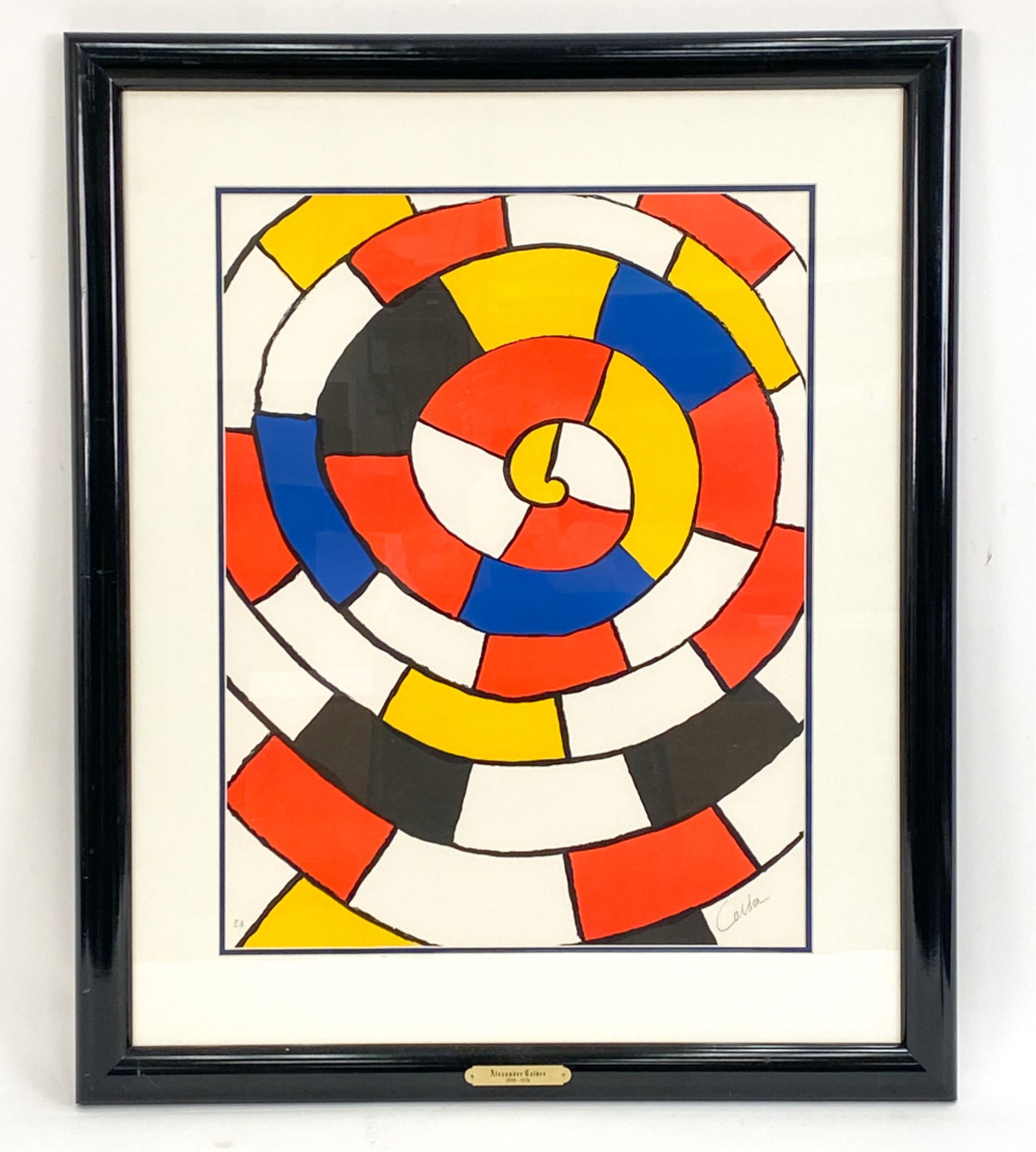 AFTER CALDER COLOR LITHOGRAPH (1 of 6)