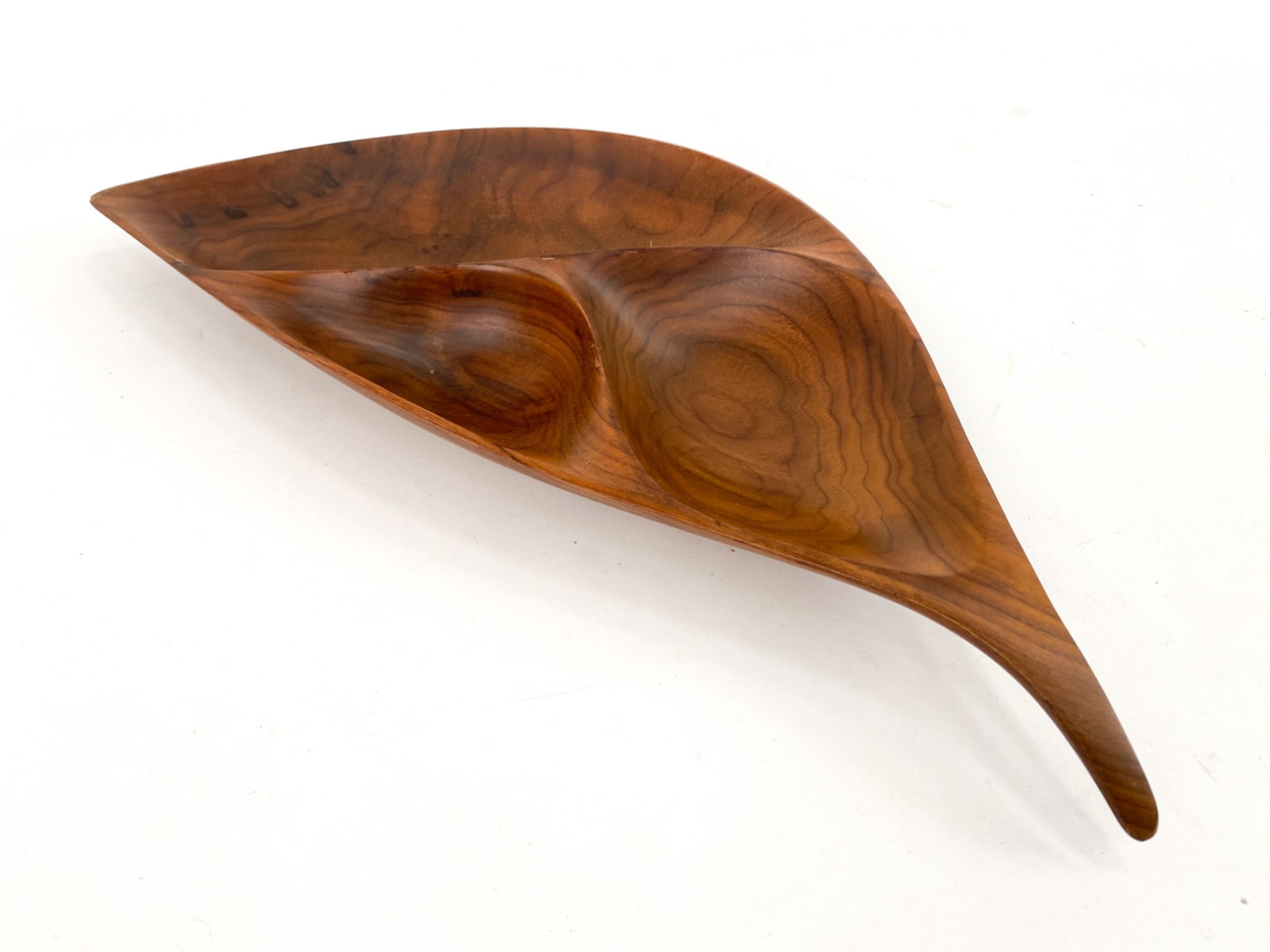 SIGNED EMILAN WALNUT BOWL BY EMIL MILAN (1 of 6)