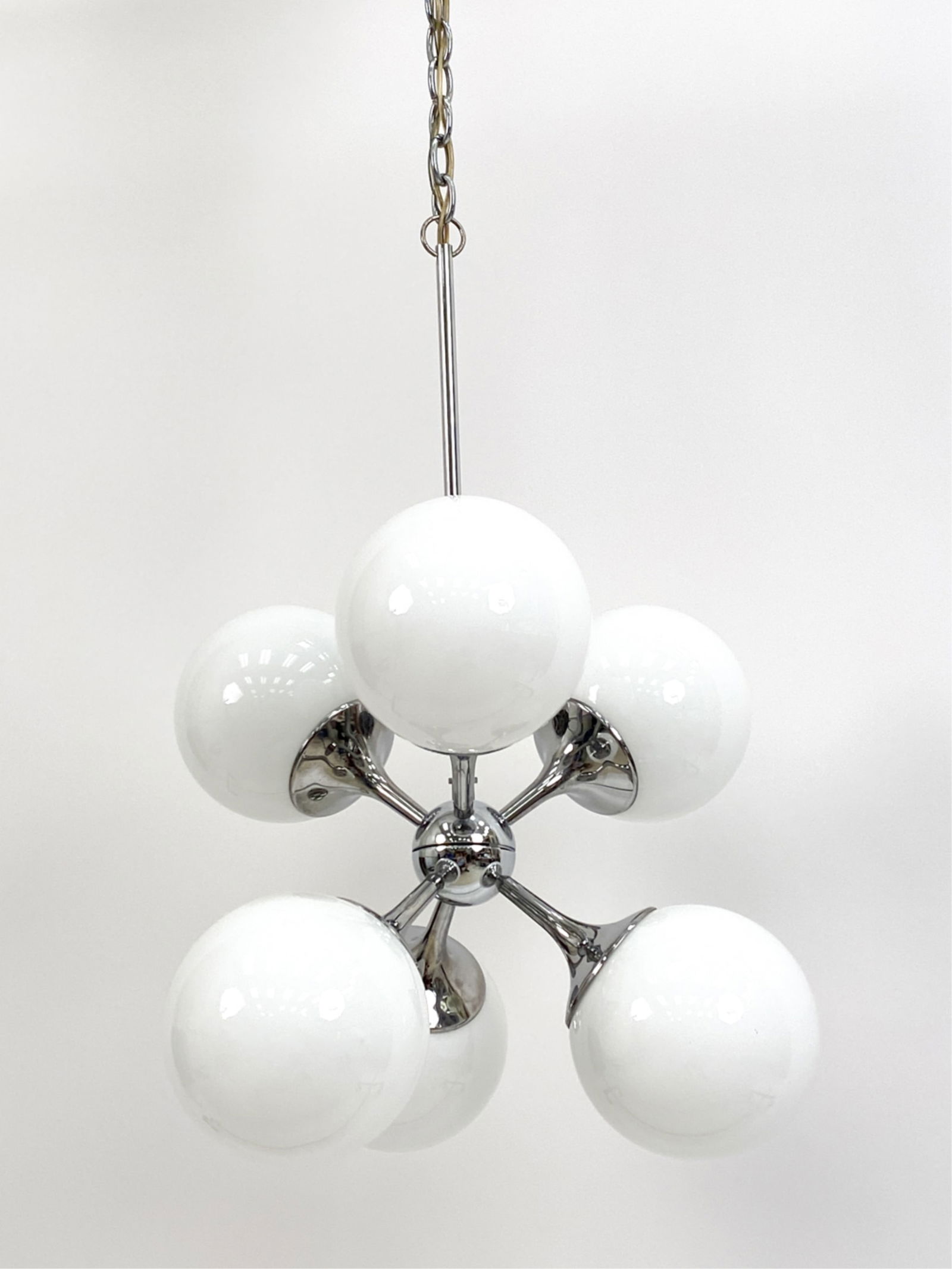 MID-CENTURY LIGHTOLIER SPUTNIK CHANDELIER (1 of 8)