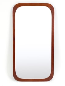 MID-CENTURY DANISH TEAK MIRROR