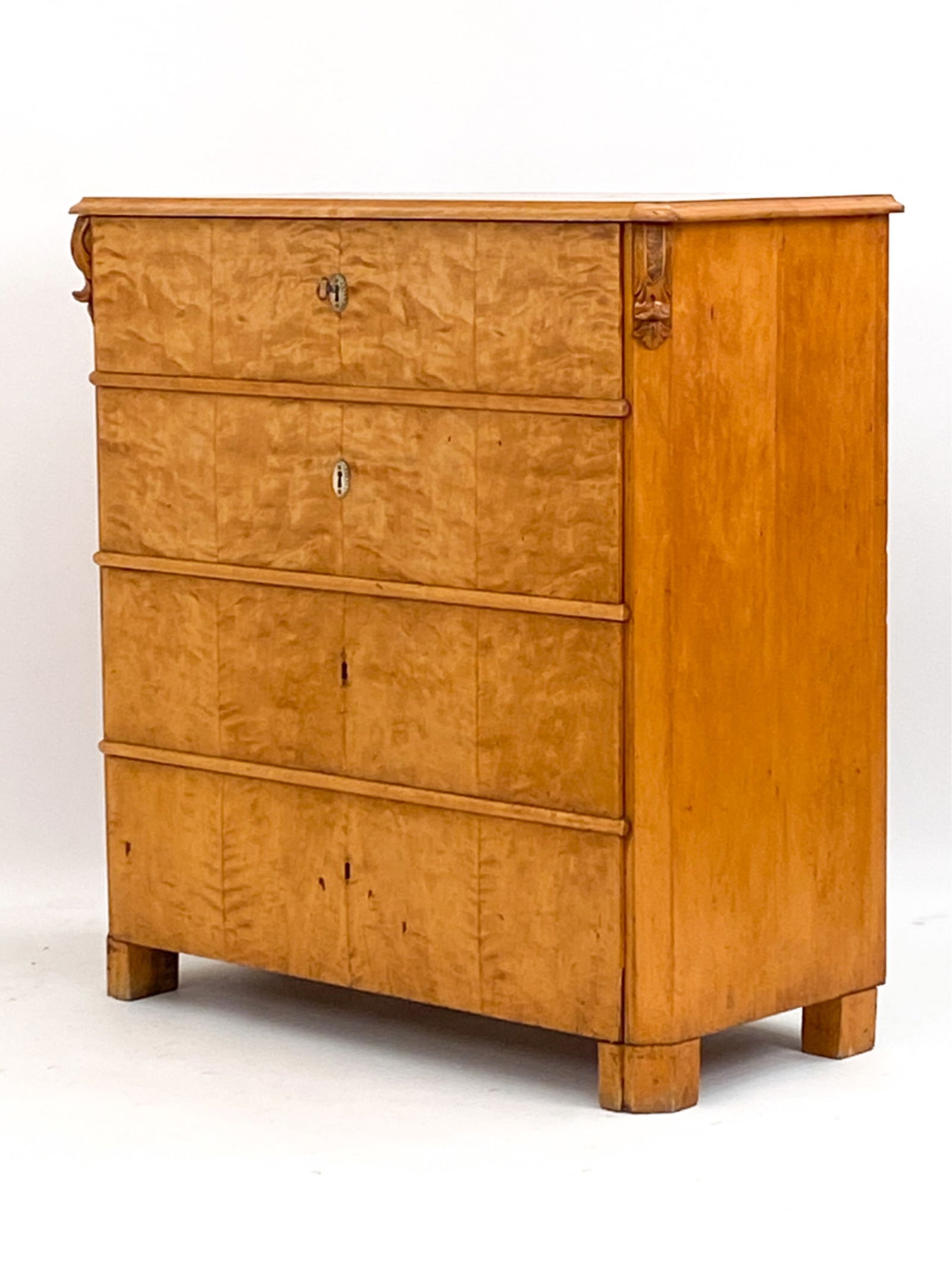 ANTIQUE SWEDISH CHEST, C.1890 (1 of 16)