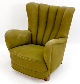 MID-CENTURY DANISH FRITZ HANSEN STYLE LOUNGE CHAIR