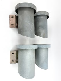 (4) DAHLS MASKINFABRIK OUTDOOR SCONCES