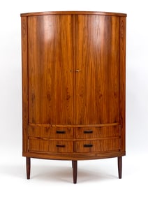 DANISH ROSEWOOD CORNER CABINET