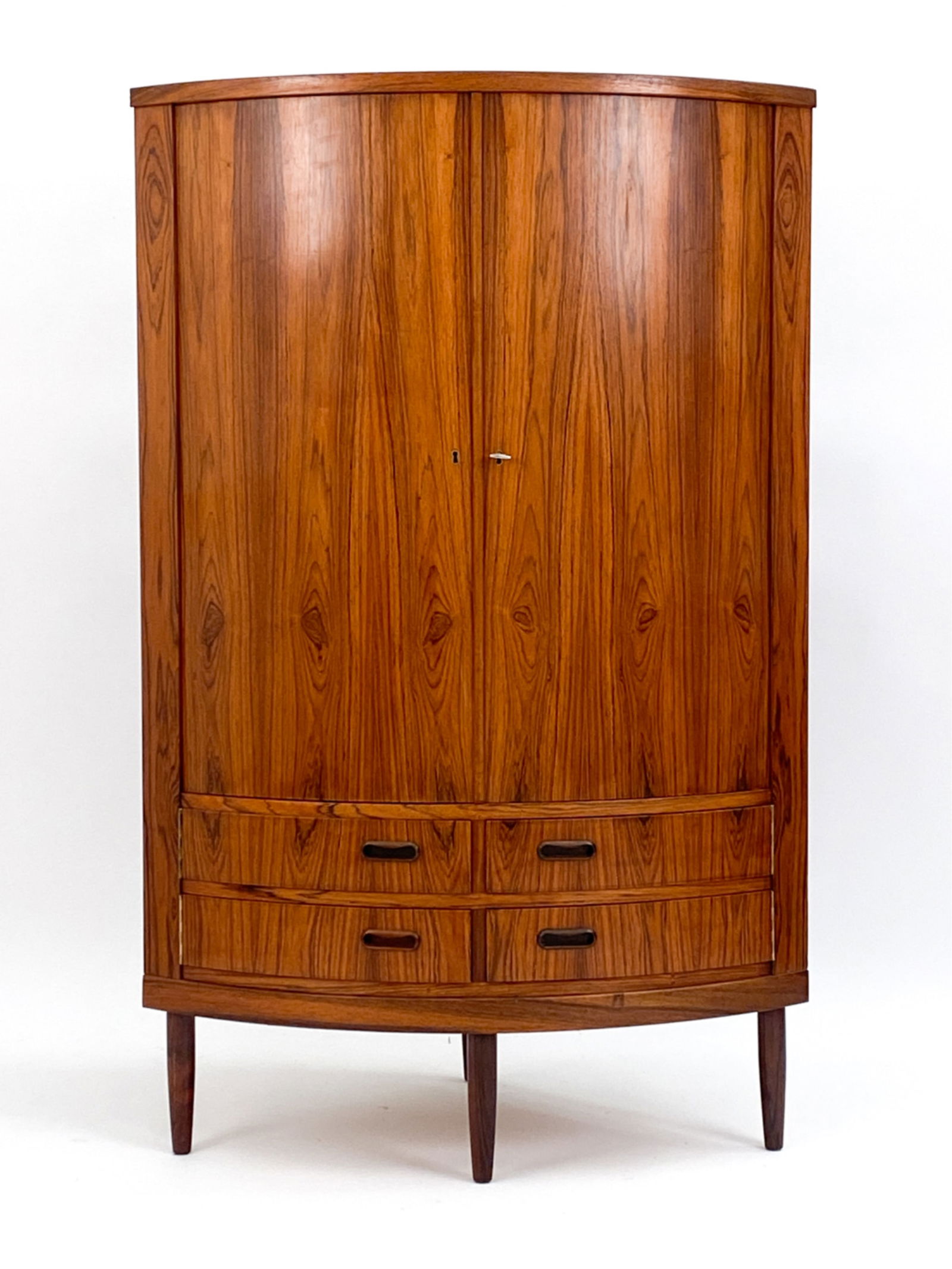DANISH ROSEWOOD CORNER CABINET (1 of 8)