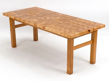 TRANEKAER MOBLER PINE TABLE C.1970