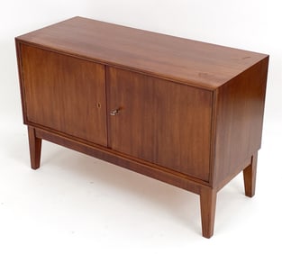 JACOB KJAER STYLE MAHOGANY CABINET, C. 1950