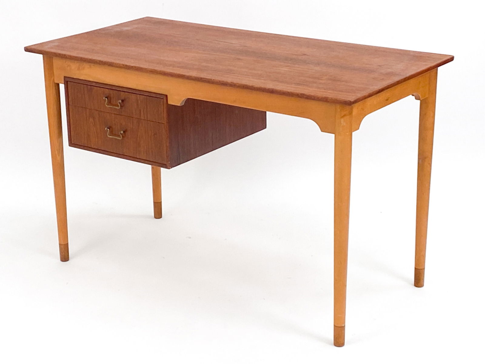 ATTR. BORGE MOGENSEN DANISH TEAK DESK (1 of 13)
